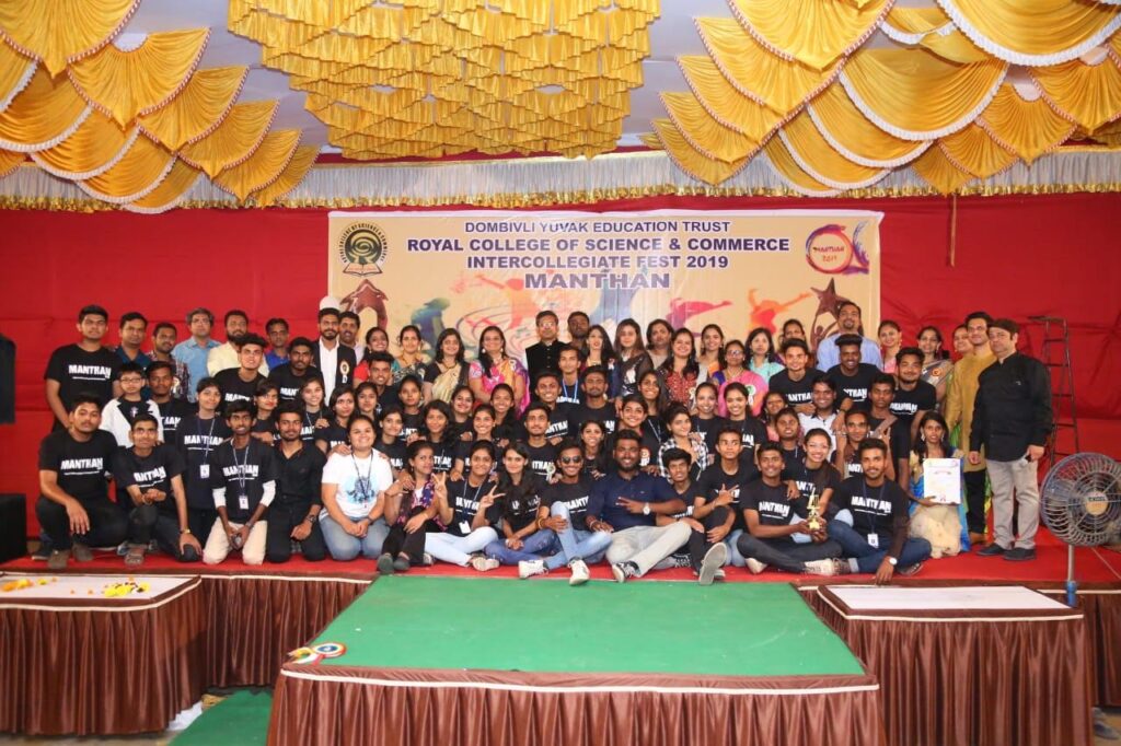 Royal College of Science and Commerce dombivli Manthan 2019